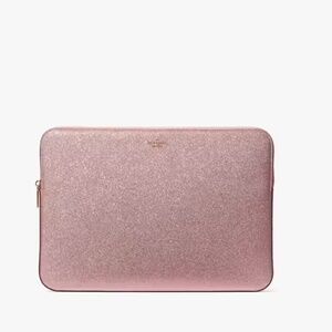 Kate spade rose gold glitter laptop sleeve